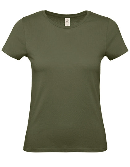 B&C - Dames E150 T-Shirt - Urban Khaki