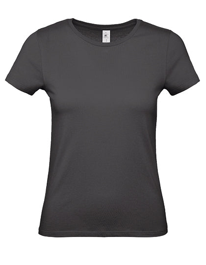 B&C - Dames E150 T-Shirt - Used Black
