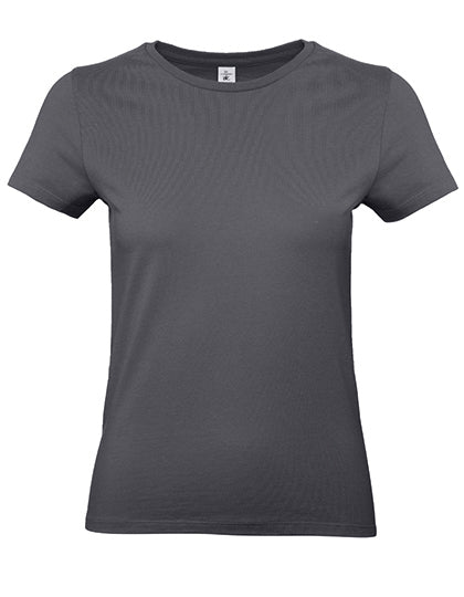 B&C BE INSPIRED - Women´s T-Shirt #E190 - Dark Grey (Solid) L (uitverkoop)