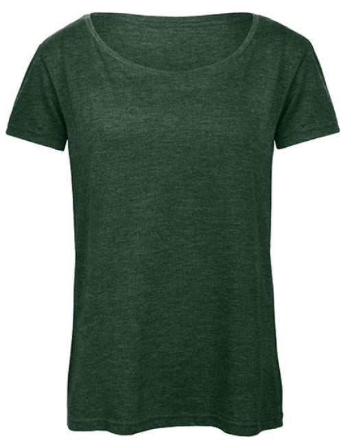 B&C BE INSPIRED - Women´s Triblend T-Shirt - Heather Forest
