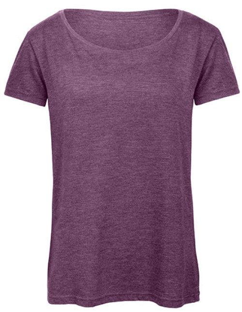 B&C BE INSPIRED - Women´s Triblend T-Shirt - Heather Purple
