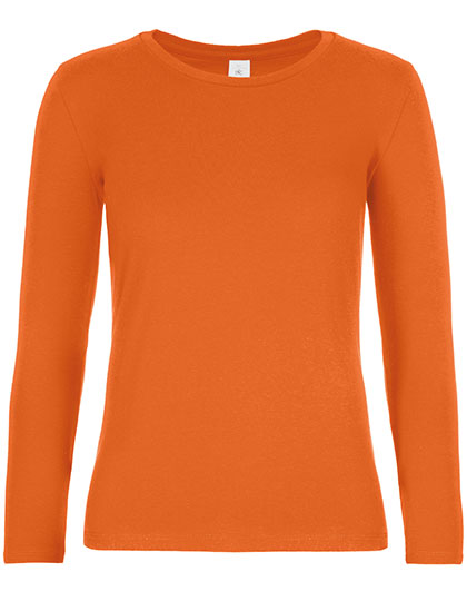 B&C - Lange Mouwen E190 Dames T-Shirt - Urban Orange