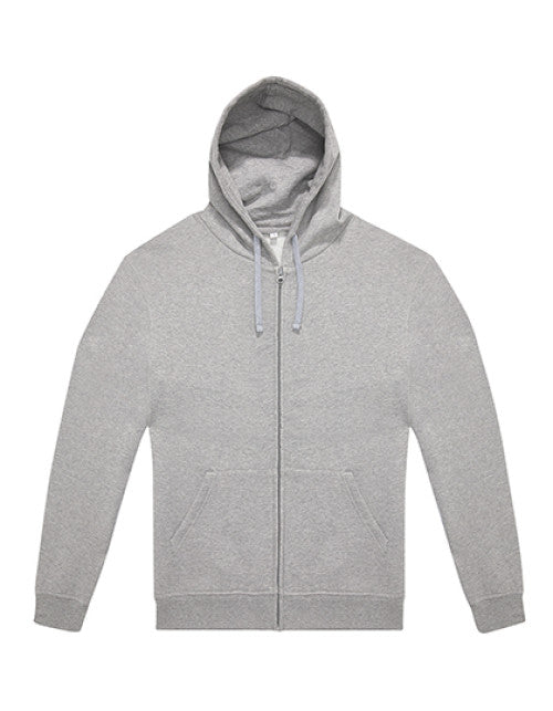 B&C BE INSPIRED - ID.334 Zip Hood - Sport Grey (Heather)