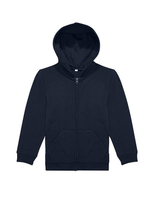 B&C BE INSPIRED - Kids ID.334 Zip Hood - Navy