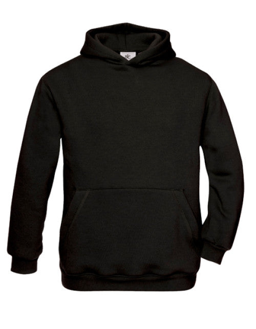 B&C BE INSPIRED - Kids´ Hooded Sweat - Black