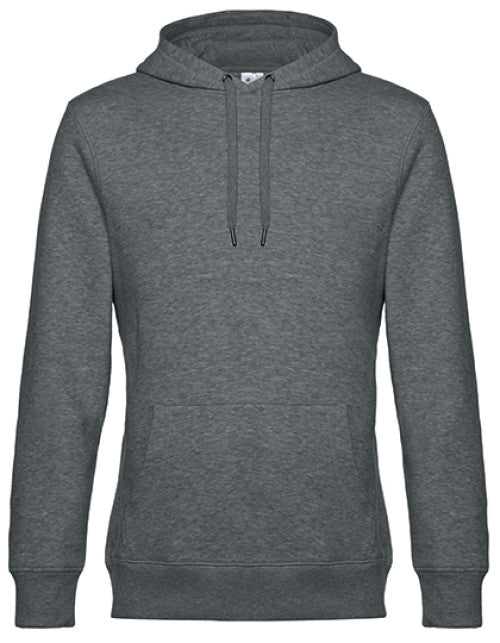 B&C BE INSPIRED - KING Hooded Sweat_° - Heather Mid Grey