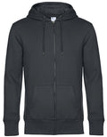 King Hoodie met Rits