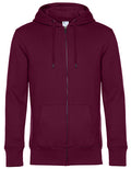 King Hoodie met Rits