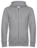 King Hoodie met Rits