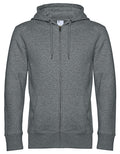 King Hoodie met Rits