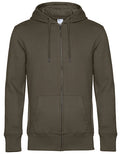 King Hoodie met Rits