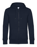 King Hoodie met Rits