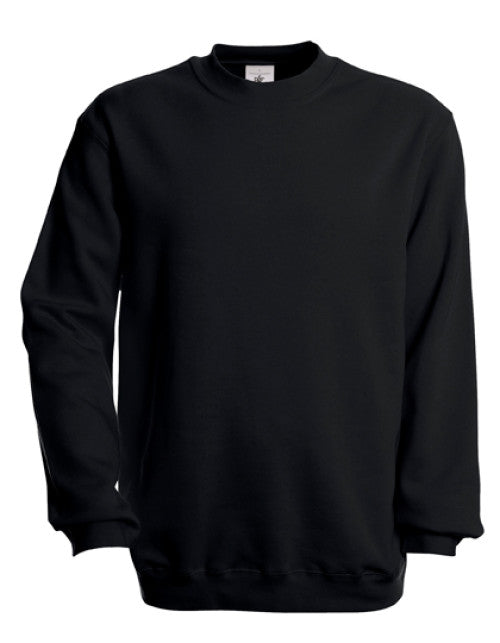 B&C BE INSPIRED - Unisex Set In Sweat - Black