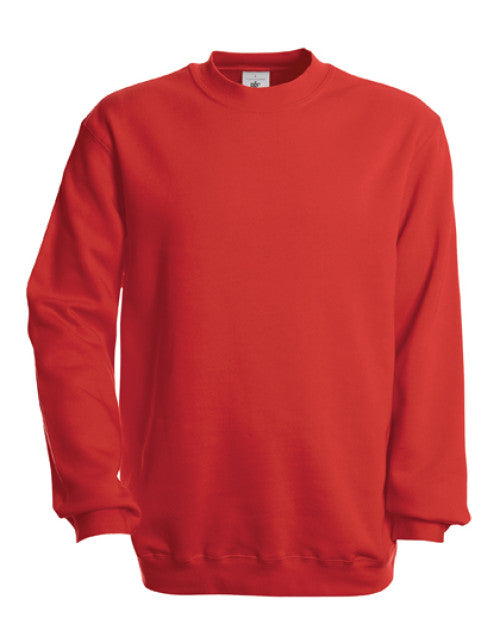 B&C BE INSPIRED - Unisex Set In Sweat - Red