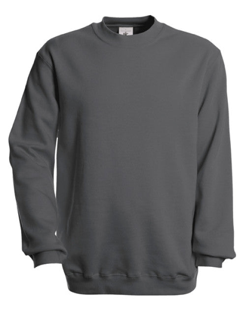 B&C BE INSPIRED - Unisex Set In Sweat - Steel Grey (Solid)