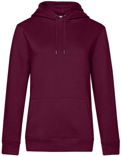 B&C BE INSPIRED - QUEEN Hooded Sweat_° - Dark Cherry