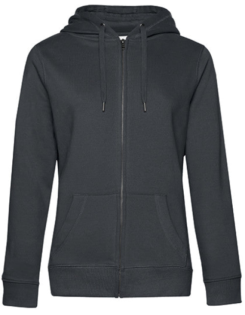B&C BE INSPIRED - QUEEN Zipped Hood Jacket_° - Asphalt