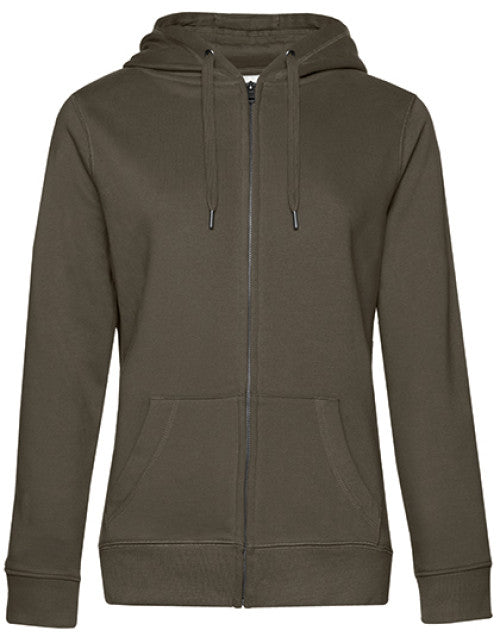 B&C BE INSPIRED - QUEEN Zipped Hood Jacket_° - Khaki