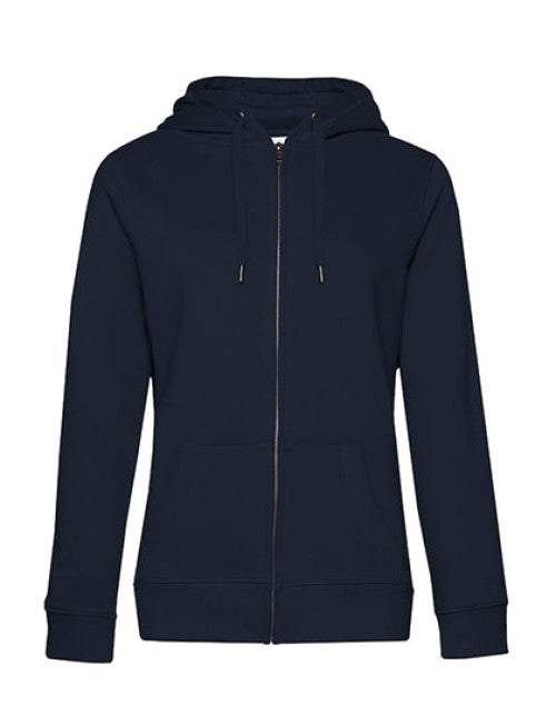 B&C BE INSPIRED - QUEEN Zipped Hood Jacket_° - Navy