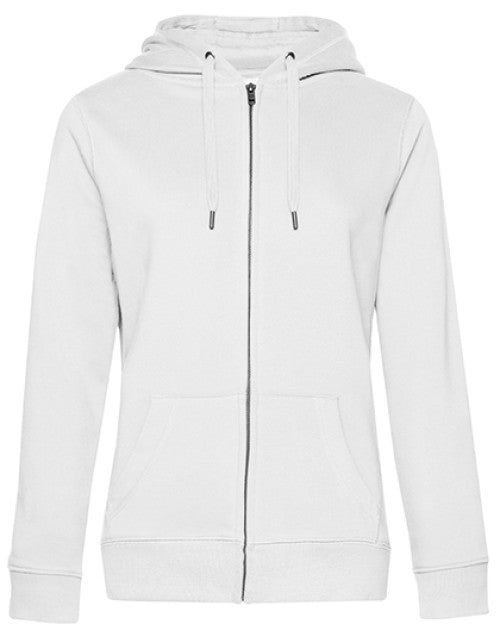B&C BE INSPIRED - QUEEN Zipped Hood Jacket_° - White