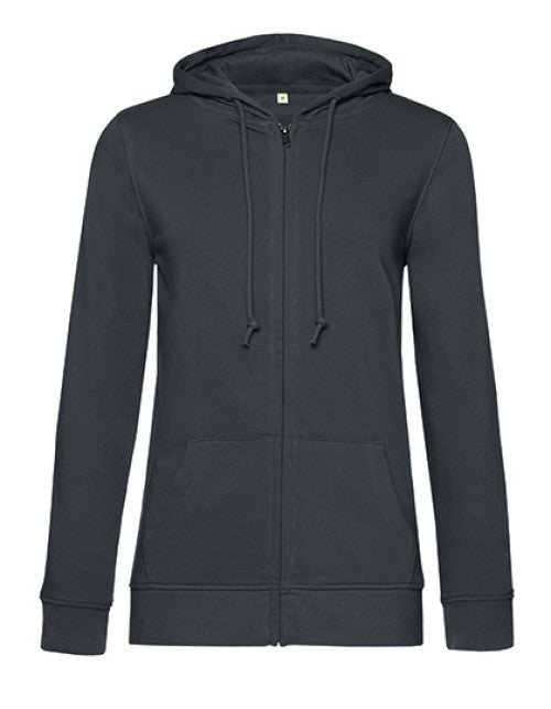 B&C BE INSPIRED - Inspire Zipped Hood Jacket /Women_° - Asphalt