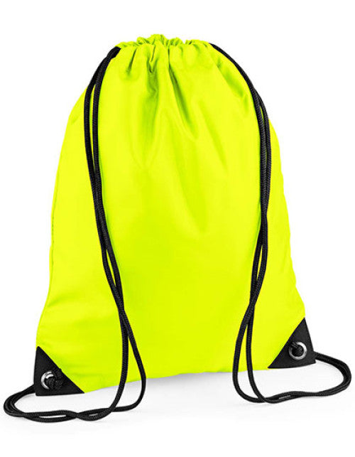 BagBase - Premium Gymsac - Fluorescent Yellow