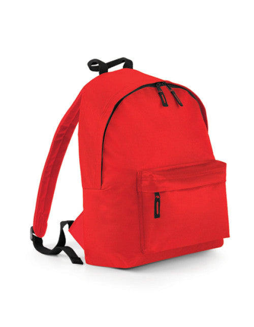 BagBase - Junior Fashion Backpack - Bright Red