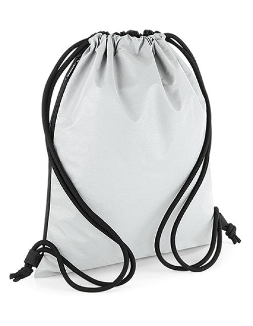 BagBase - Reflective Gymsac - Silver Reflective
