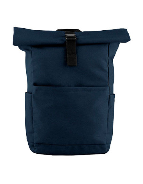 BagBase - Premium Recycled Roll Top Backpack - Navy