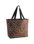 Leopard Print Carryall Bag