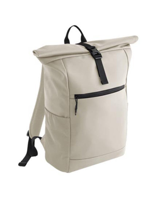 BagBase - Athlux Roll-Top Backpack - Natural Stone