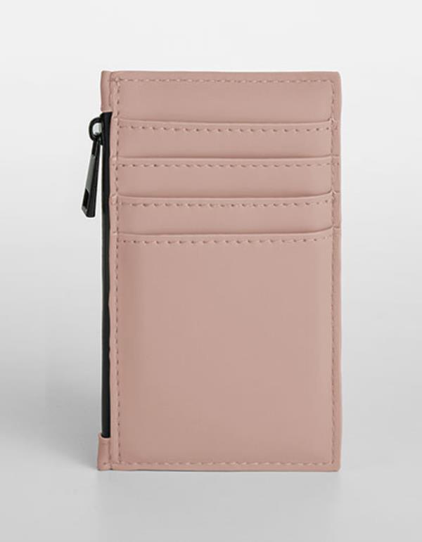 BagBase - Matte PU Kaarthouder  - Nude Pink