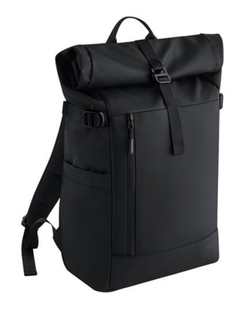 BagBase - Everyday Carry 25 Litre Roll-Top Backpack - Black