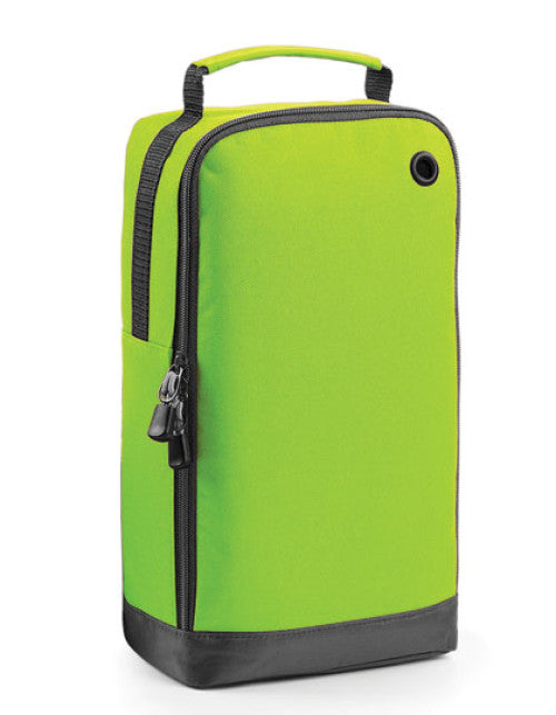 BagBase - Athleisure Sports Shoe / Accessory Bag - Lime Green