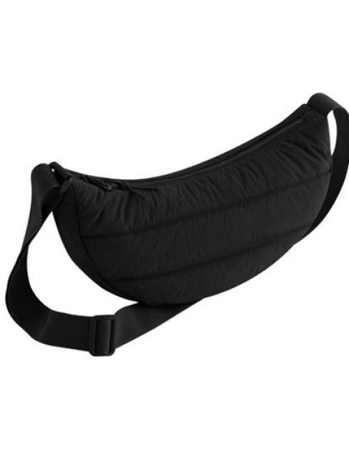 BagBase - Quilted Cross Body Bag - Black