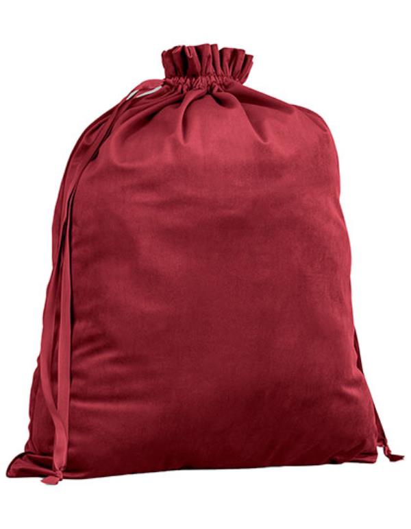 BagBase - Velvet Gift Bag - Ruby Red