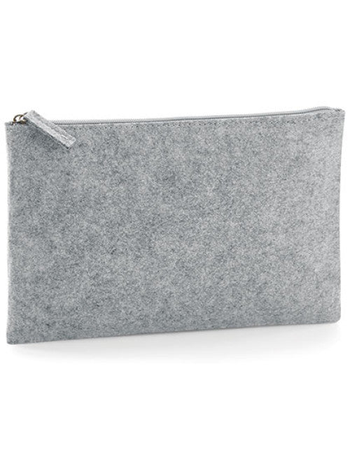 BagBase - Felt Accessory Pouch - Grey Melange
