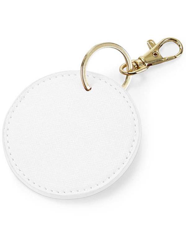 BagBase - Boutique Ronde Sleutelhanger - Soft White