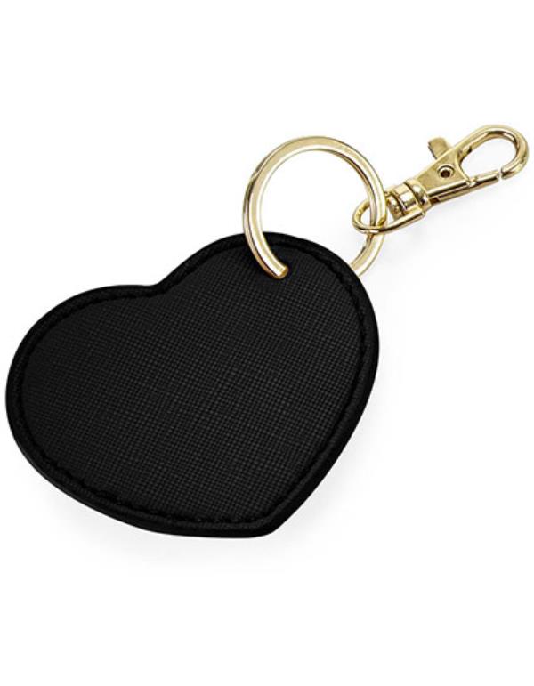 BagBase - Boutique Heart Sleutelhanger - Black