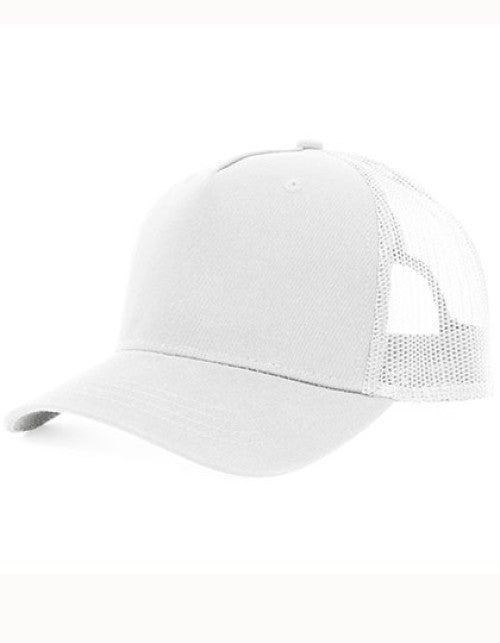 Brain Waves - 5-Panel Trucker Cap Recycled - White