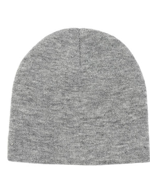 Brain Waves - POLYLANA® Basic Beanie - Grey Melange