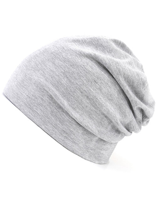 Brain Waves - Organic Cotton 24/7 Beanie - Heather Light Grey