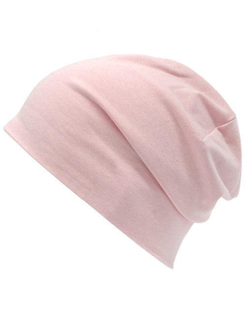 Brain Waves - Organic Cotton 24/7 Beanie - Light Pink