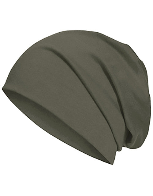 Brain Waves - Organic Cotton 24/7 Beanie - Olive