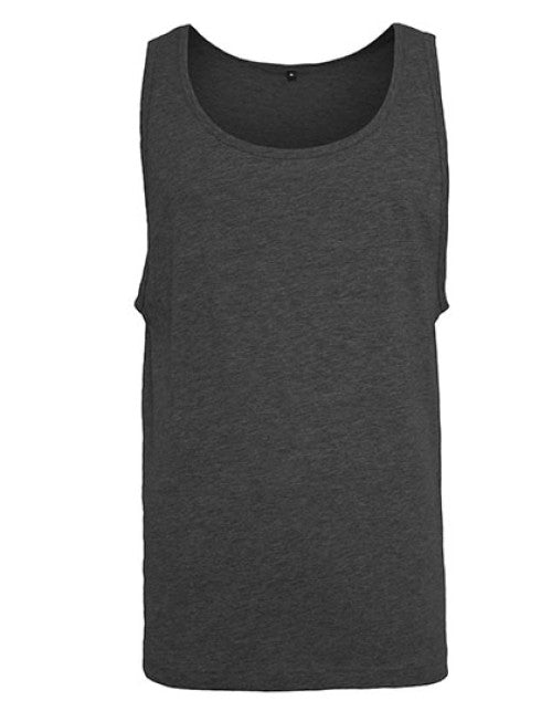 Build Your Brand - Jersey Big Tank - Charcoal (Heather)