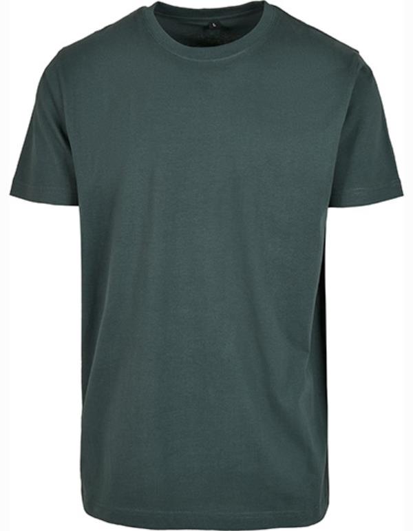 Build Your Brand - Rond Hals T-Shirt - Bottle Green
