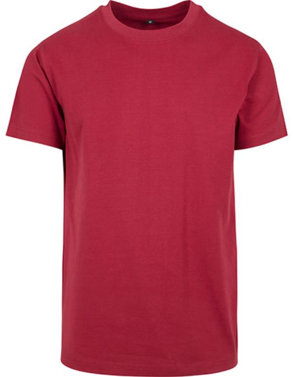Build Your Brand - Rond Hals T-Shirt - Burgundy