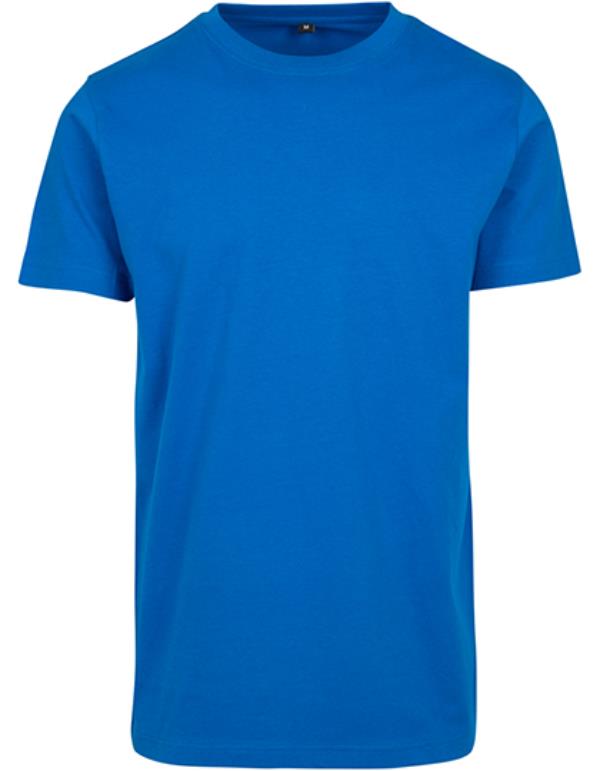 Build Your Brand - Rond Hals T-Shirt - Cobalt Blue