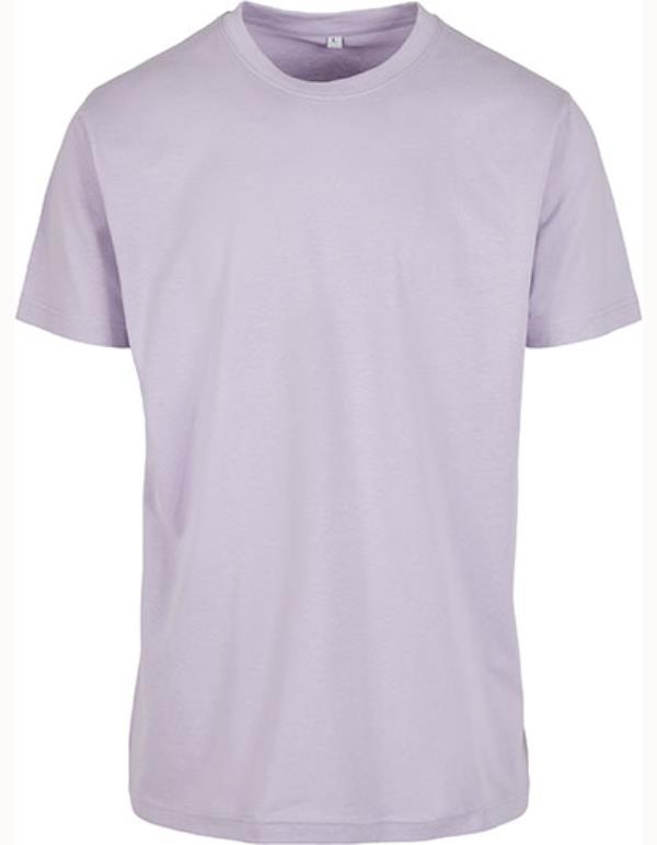 Build Your Brand - Rond Hals T-Shirt - Lilac