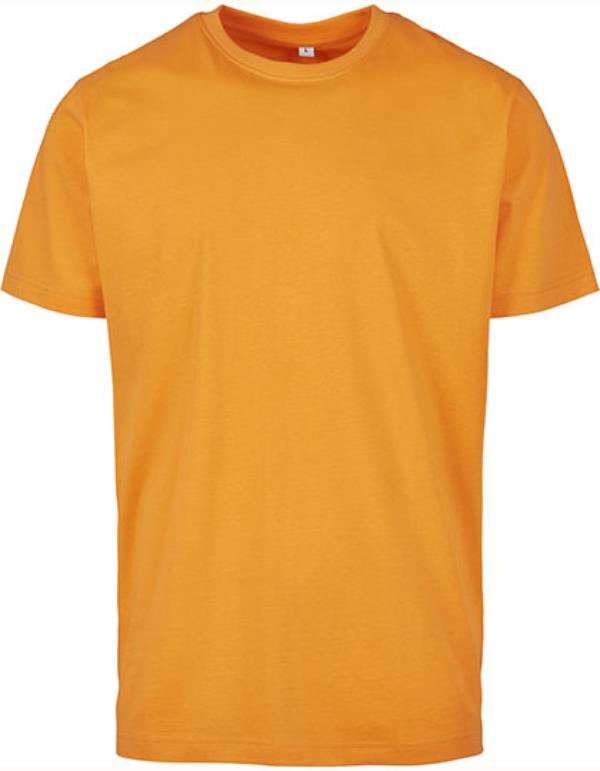 Build Your Brand - Rond Hals T-Shirt - Paradise Orange